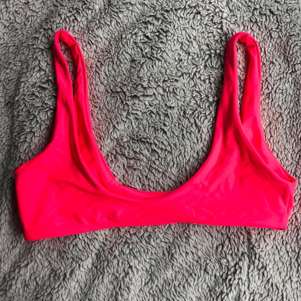 Hot pink swimsuit top from Zaful